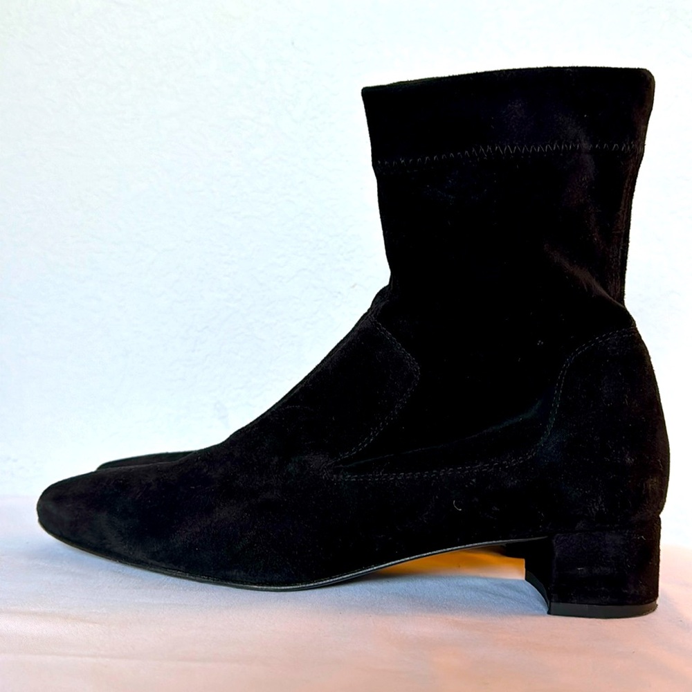 Suede sock boots